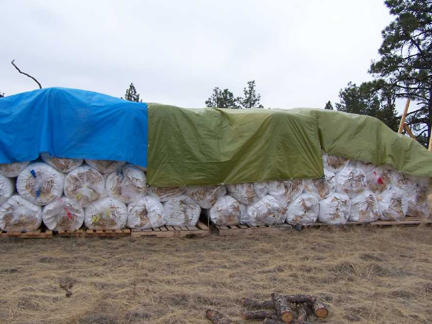 insulation pile